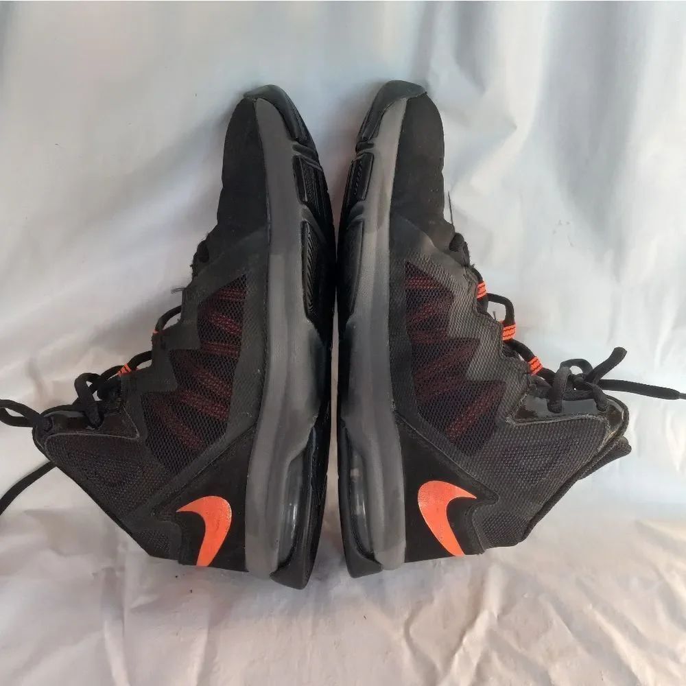 Nike Air Max Shutter Step 2 653754 003 Black & Orange Kids Size 5Y - Picture 9 of 10